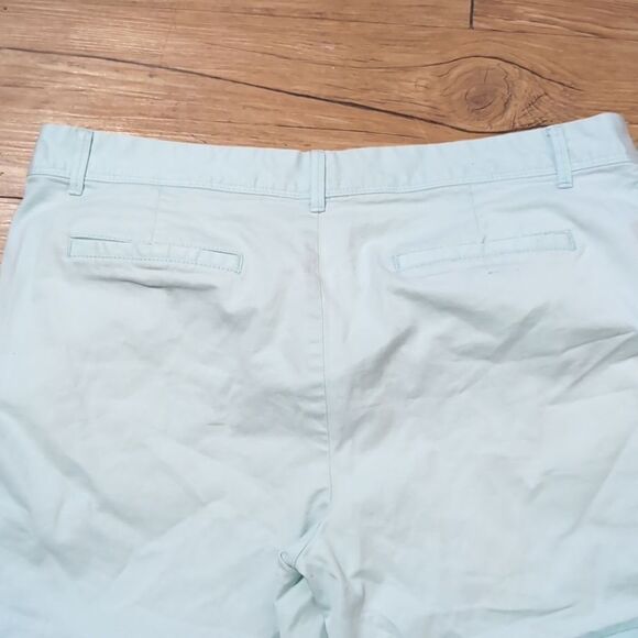 Banana Republic Blue Cotton Shorts Size 10‎ - Picture 6 of 11